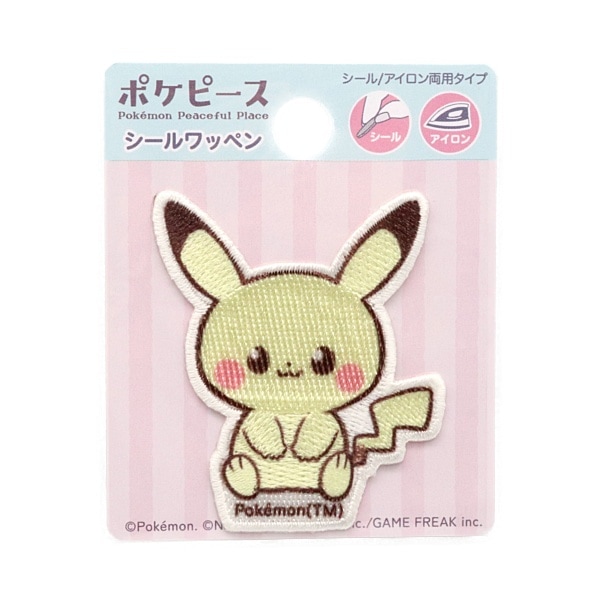 ポケモン ポケピース ピカチュウ シールワッペン PPS001 | 手芸