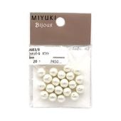 MIYUKI Bijoux ���åȥ�ѡ��� 8mm 20���� �ۥ磻�� J683/8