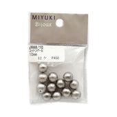 MIYUKI Bijoux ���åȥ�ѡ��� 10mm 12���� ���졼 J688/10
