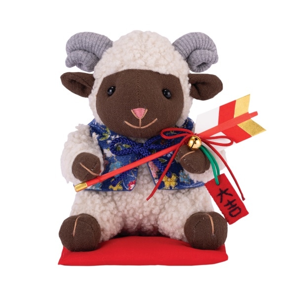 D*o様 【希少】やまね工房 オオワシ ぬいぐるみ タグ付き オリムパス 干支キット 未 破魔矢とヒツジくん ぬいぐるみ PA-823