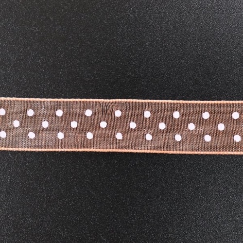 シェアドット オーガンジーリボン 13mm幅（50cm単位） | 手芸センター