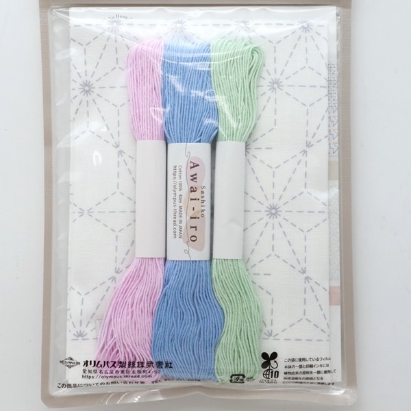 オリムパス 刺し子キット 刺し子の和(Nagomi)ふきん 麻の葉