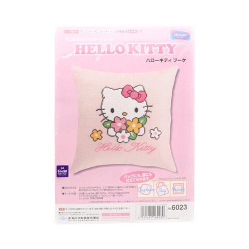 3520ハローキティチューリップ柄美容室カットクロス 3520ハローキティチューリップ柄美容室カットクロス