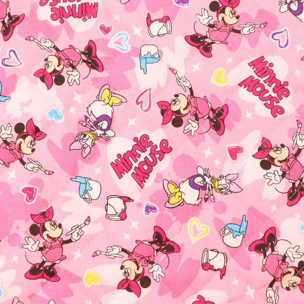 2021BTS】生地 オックス【キルト】ディズニーミニーマウス ペイント柄