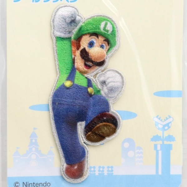 スーパーマリオ シールワッペン ルイージシールW MRW021 | 手芸