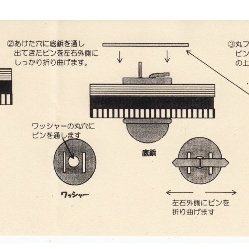 pomページ　43 小サイズ　底ビョウ バッグ用底鋲 円錐形 | 手芸センタードリーム公式通販サイト