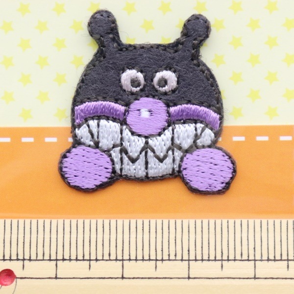 バイキンマン☆*° ばいきんまん ちょこっとワッペン ACH002 | 手芸センター