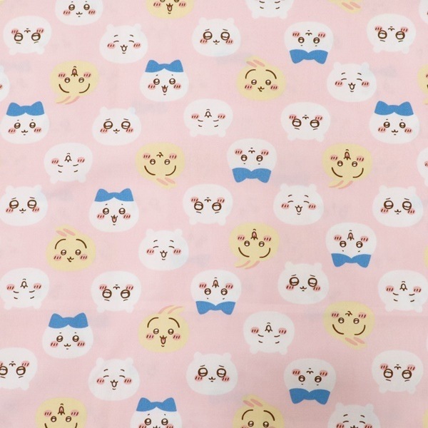 生地 入園入学 キャラクター オックス ちいかわ フェイス柄 G