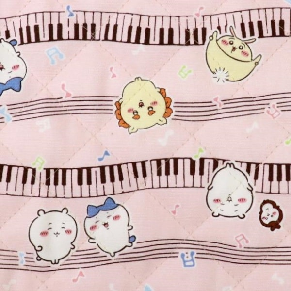 生地 ちいかわ オックス 【キルト】 ミュージック柄 GQ-2578DC-1B