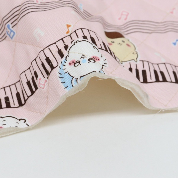 生地 ちいかわ オックス 【キルト】 ミュージック柄 GQ-2578DC-1B