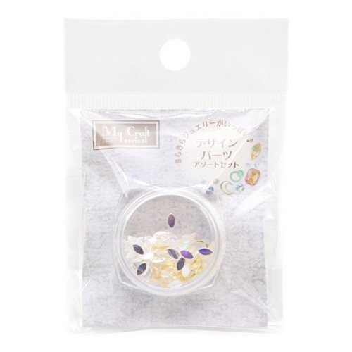 デザインパーツ アソートセット クリアー系 RS-415 | 手芸