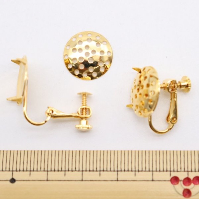 【LES CLEIAS】金メッキのフリングイヤリング Rings – Les Cleias