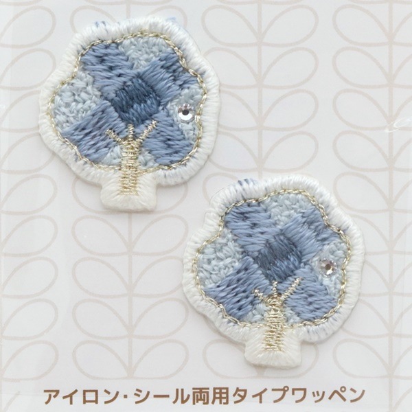アイロン・シール両用タイプワッペン ツリー 2枚入 DR-35 | 手芸