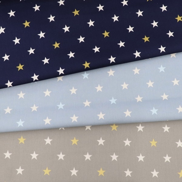 生地 オックス 星柄 プリント DR11630-1 くすみカラー | 手芸センター
