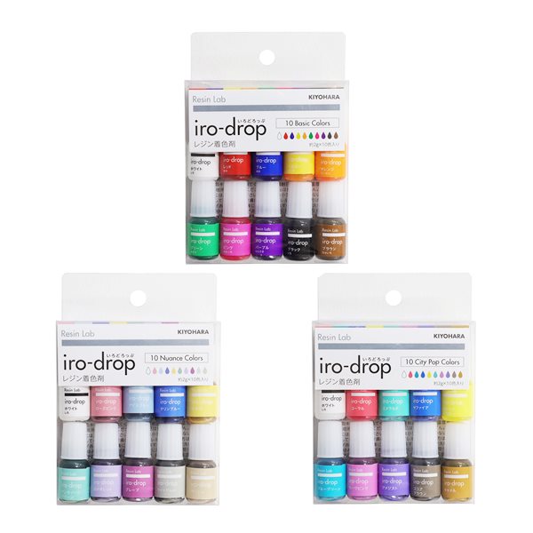 ���� iro-drop �����ɤ��ä� 10�����å� �忧�� �쥸���� Resin Lab