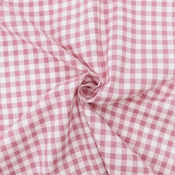 生地 ギンガムチェックスケアー (5mmギンガム) くすみカラー 3701M-2