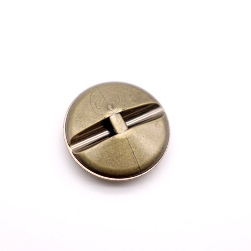 ボタン メタル調 アンティークゴールド 23mm 1個入 | 手芸センター