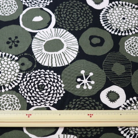 mets★7m*綿麻キャンバス*ブルックリン*木目調コットンリネン7A 生地 布 布地 有輪 綿麻 キャンバス シャモニー □ クラシック