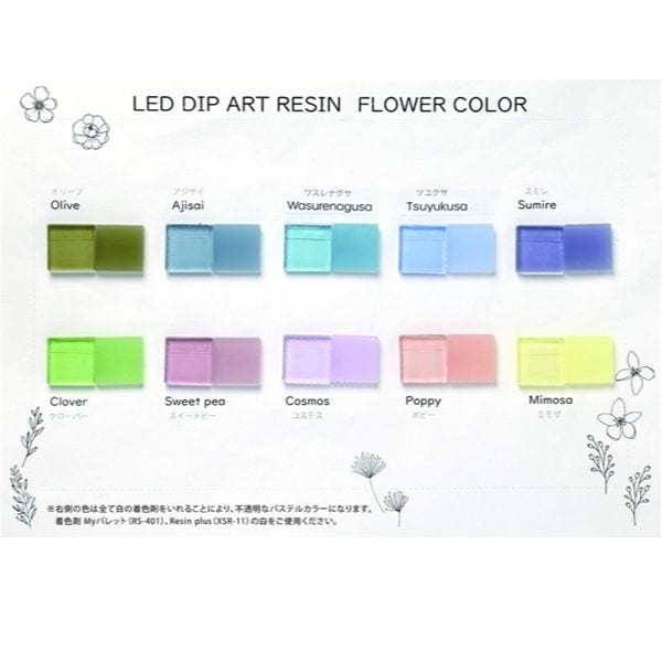 レジン着色剤 フラワーパレット10g Flowerパレット | 手芸