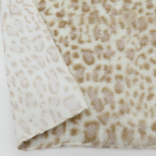 生地 アニマルボア ヒョウ柄 【W巾 1mカットクロス】 (2025企画) 5605