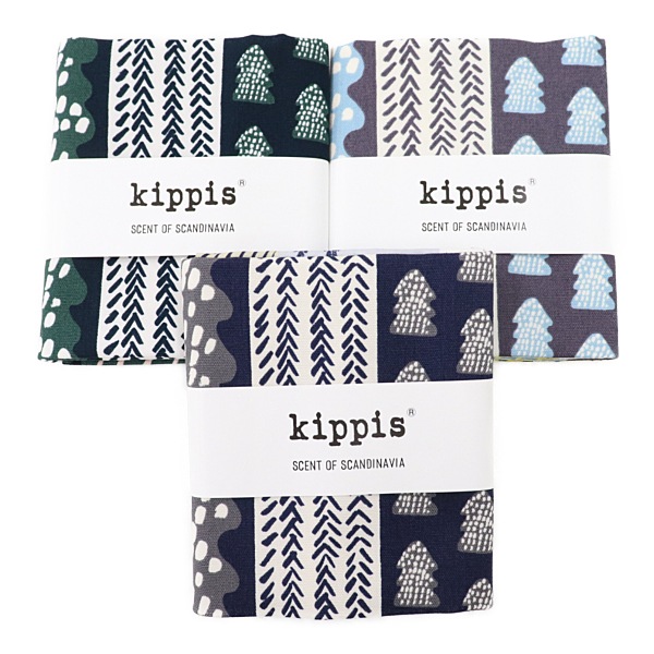 生地 Kippisオックス Havumetsa 針葉樹林柄 【50cmカットクロス】 KPOK