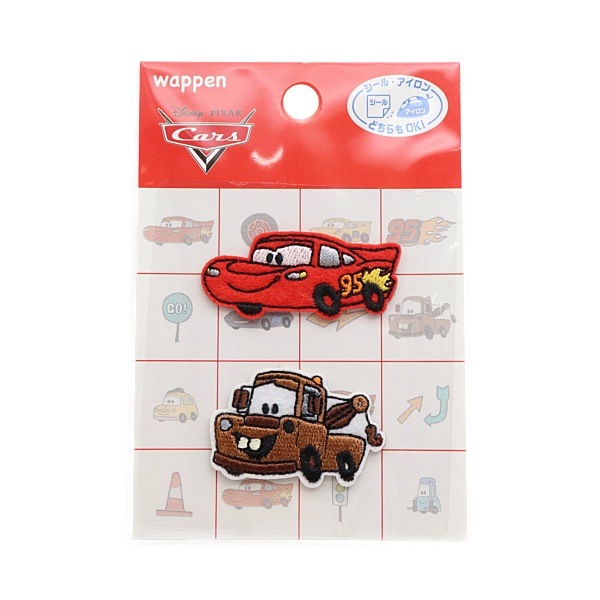 ディズニー シールワッペン カーズ 2枚入 MY5505-MY513 | 手芸 ディズニー シールワッペン カーズ 2枚入 MY5505-MY513 | 手芸