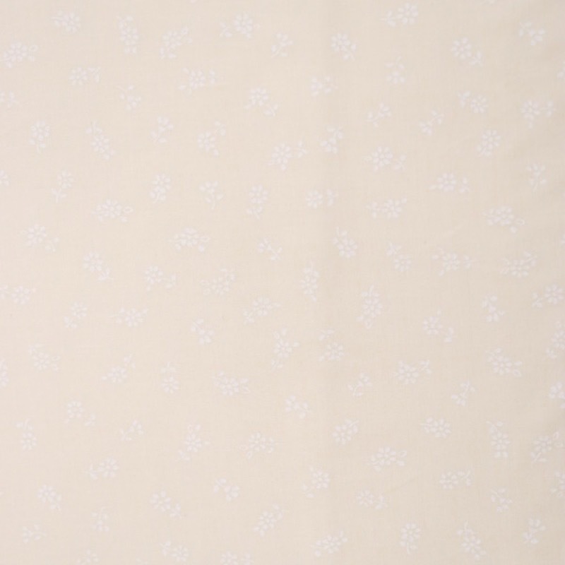30%OFF】 生地 白生成りプリント 小花柄 《通販限定》 | 手芸