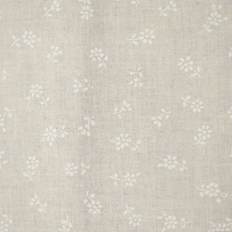 30%OFF】 生地 白生成りプリント 小花柄 《通販限定》 | 手芸