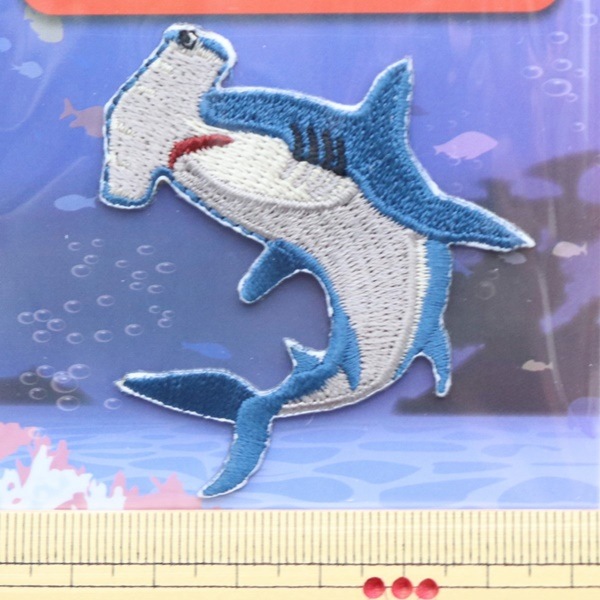 ワッペン シール＆アイロン 図鑑コレクション 水中のなかま