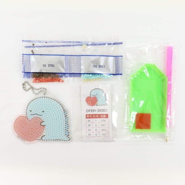 ダイヤモンドフィックス すみっコぐらしキーホルダー とかげ DFKH