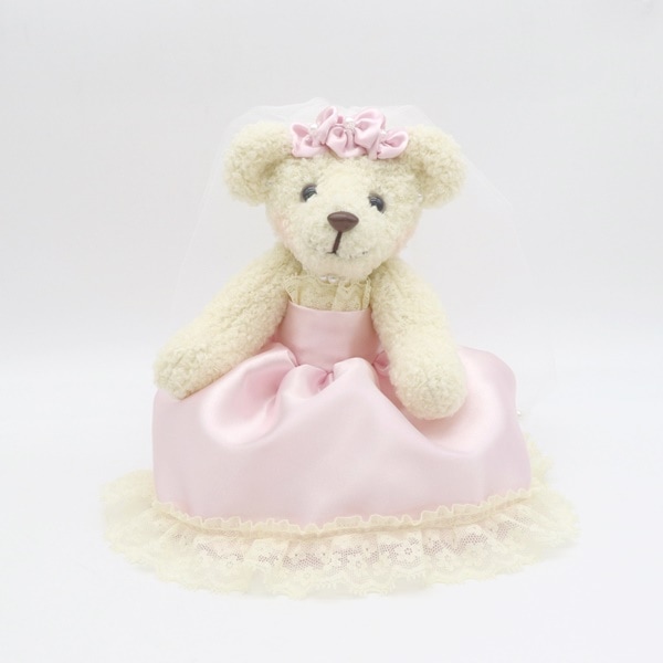 完成品】 クマのリングピロー [RP-2 (ピンク)] | 手芸センタードリーム