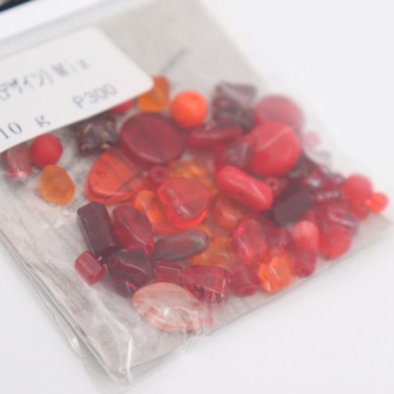 MIYUKI グラスビ－ズ デザインMix レッド系 10g入 H1925 | 手芸