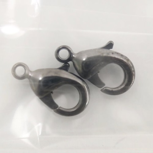 カニカン フック(大) 12mm 2P BNブラックニッケル色 2個入 DSP-081