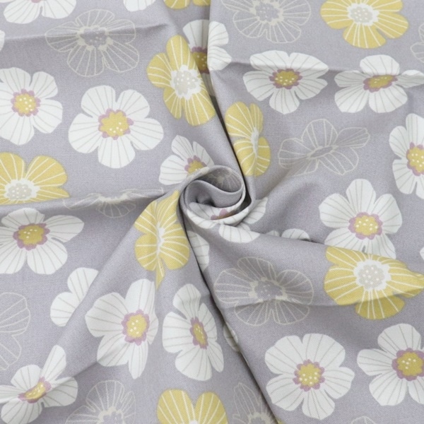 生地 NINAオックス 花柄 【50cmカットクロス】 142-4356-B | 手芸