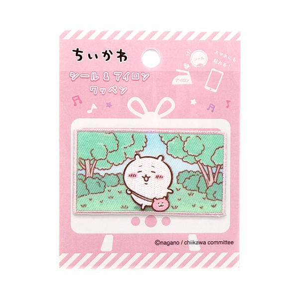 ちいかわ シール&アイロンワッペン アニメちいかわタイトルシール
