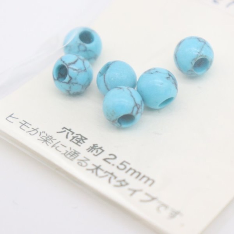 パワーストーン ビーズ 丸玉 6mm 6個入 | 手芸センタードリーム