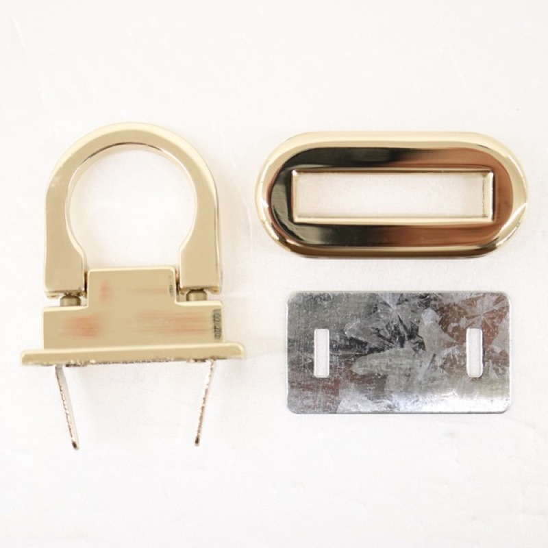 バッグ金具 楕円 オコシタイプ ゴールド | 手芸センタードリーム公式