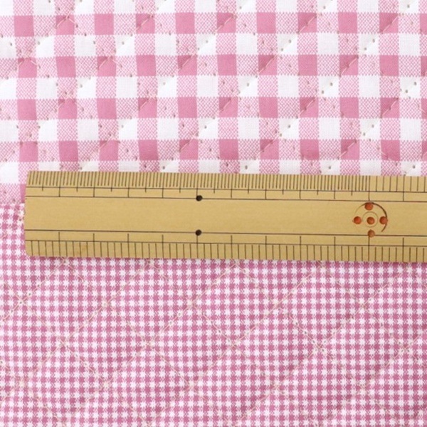 生地 チェック＆チェック リバーシブル 【キルト】 3701KR | 手芸