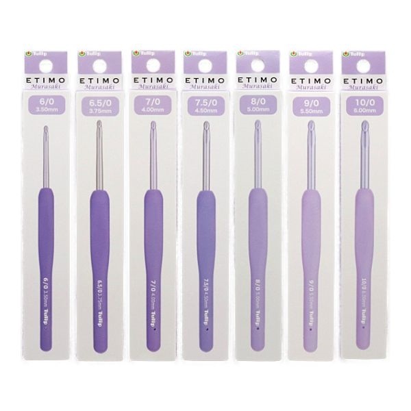 ETIMO Murasaki エティモ ムラサキ クッショングリップ付き かぎ針 TED