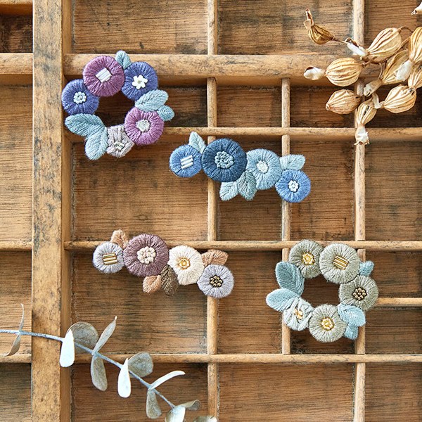 piece k.omono fioret hair accessory ヘアクリップ gray グレー PHC