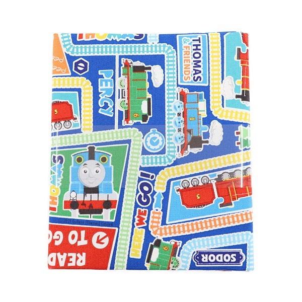 生地 きかんしゃ トーマス 線路柄 オックス【50cmカットクロス