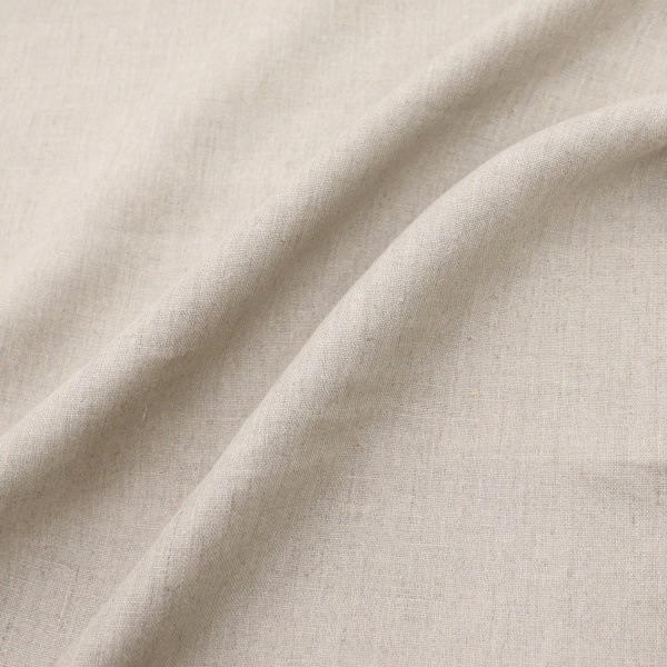 20%OFF処分価格】生地 麻100% 先染め 無地 生成 2315-3 | 手芸