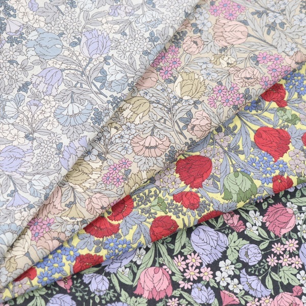 ハンドメイドインナーマスク子供用2枚綿麻シーチング小花柄ピンク ラベンダー ハンドメイドインナーマスク子供用2枚綿麻シーチング小花柄