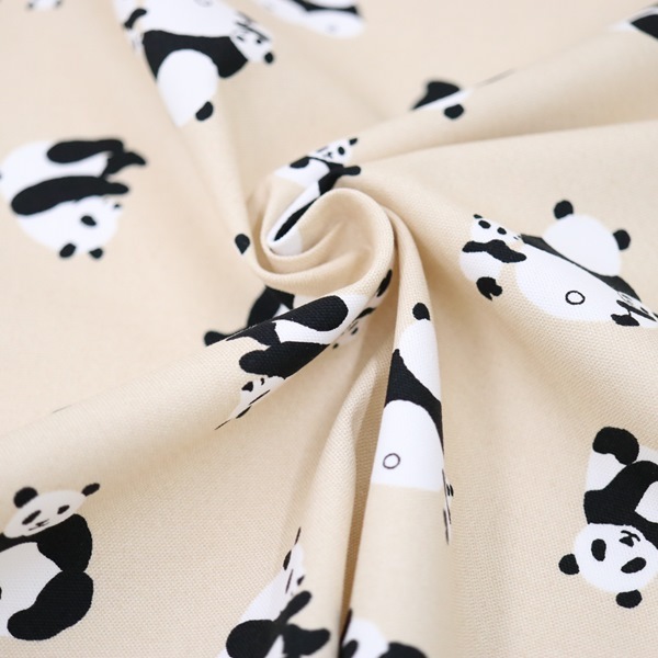 30%OFF・通販限定】生地 親子パンダ オックスプリント | 手芸センター