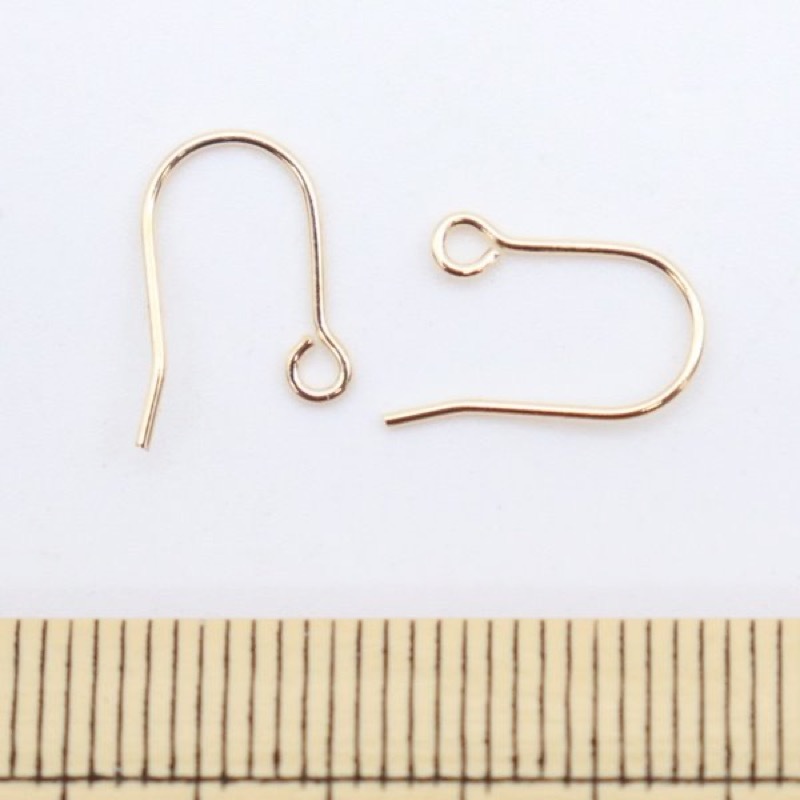 メッキフック ピアス ゴールド色 11mm 20個入 D-20-G | 手芸センター