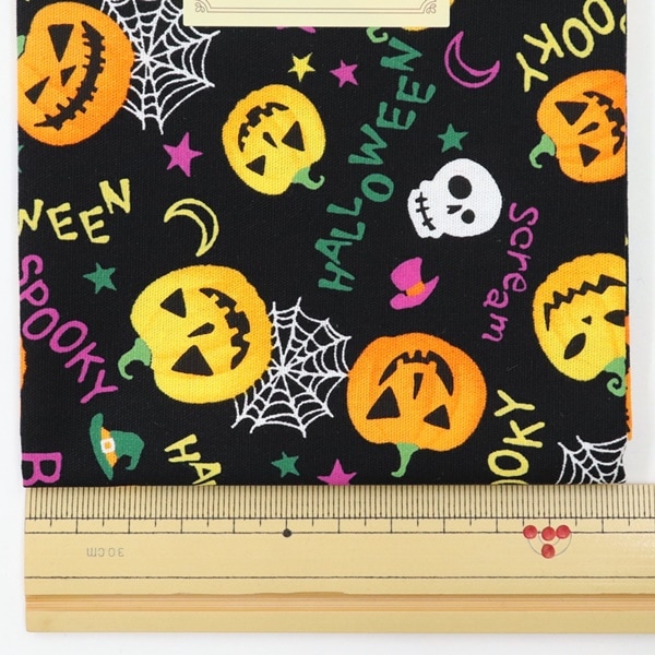 生地 ハロウィンパッチカット 【30×50cmカットクロス】 1A～C