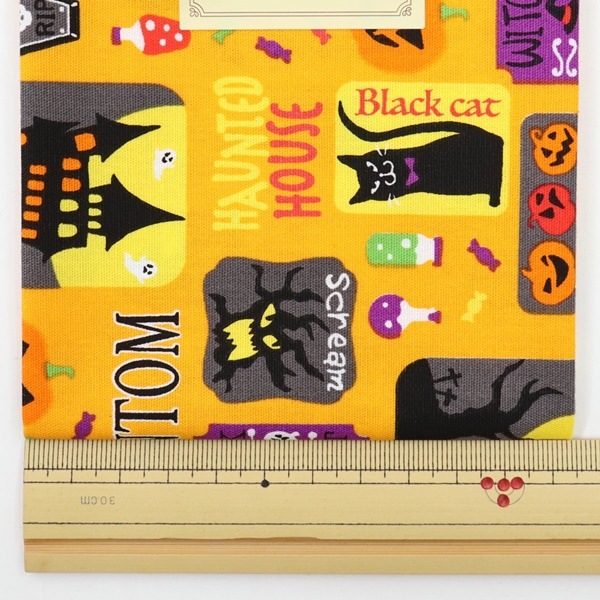 生地 ハロウィンパッチカット 【30×50cmカットクロス】 2A～C | 手芸