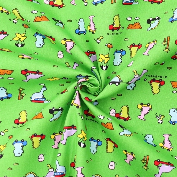 生地 恐竜オックス 2025 入園入学 【50cmカットクロス】 DR2409C-5