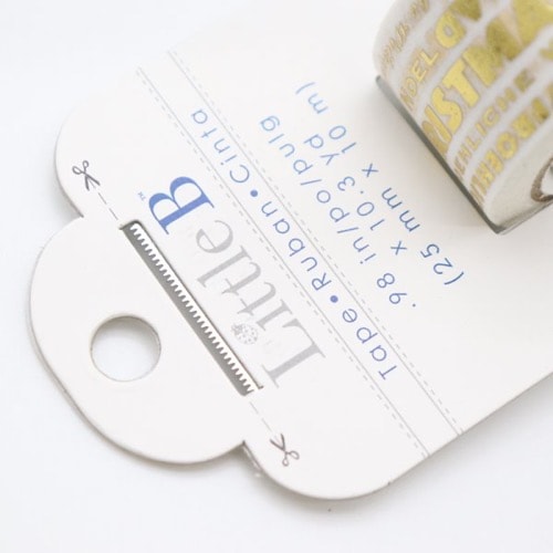 処分価格】Little B マスキングテープ テープカッター付き 英字