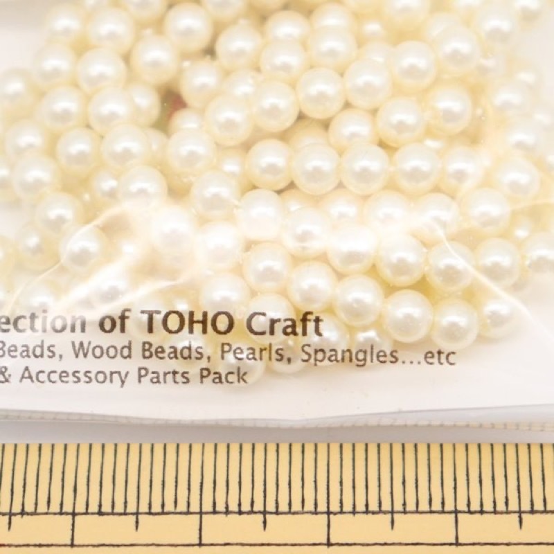 TOHO パール カルトラ No.201 丸 4mm 約190粒入 | 手芸センター